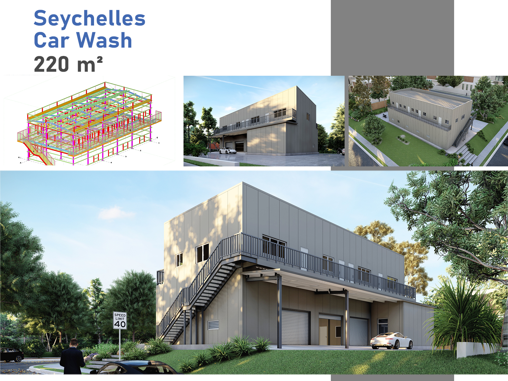 Seychelles, Lavado de Autos, 220 m² - 5
